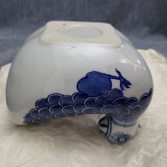 Chinese Joined Pair of Ducks Water Dropper Blue White Ceramic China - Picture 14 of 16